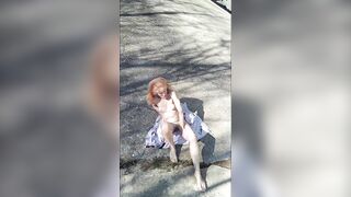 Ruby Masterbates Beneath Bridge On Side Of Interstate
