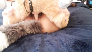 Joy with anal plug and plushie upgrade