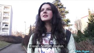 Cute Italian in hawt pants screwing a large knob - Public Agent