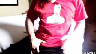Quick Rub And Jerk Session During the time that Watching Porn two: Strap Fetish