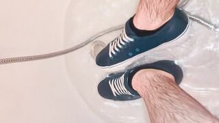 Void urine Brown Shorts And Warm Shower