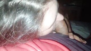 Married woman swallowing the ramrod