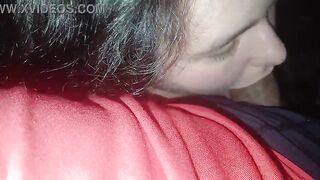 Married woman swallowing the ramrod