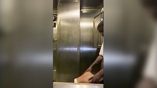 Banging black sweetheart at work