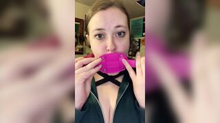 takes 4" sextoy gag training teaser