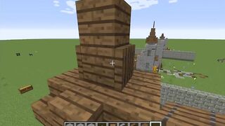 How to build an effortless 8x8 castle in Minecraft (tutorial)
