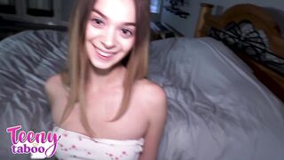 Molly Little Gets Her Teen Cunt Banged In advance of Dinner By Her Stepdad