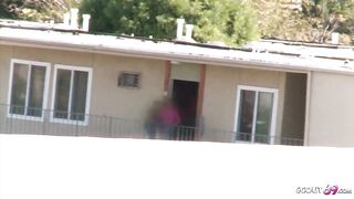Petite Teen Nicole Has Public Sex on Lavatory with a Stranger with a Large Penis
