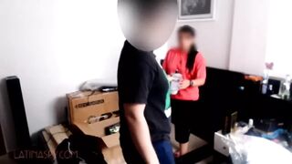 lalin girl maid with giant booty takes a pounding