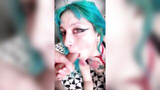 DamnkittyCL Delivers Intensive Fellatio And Giant Cum