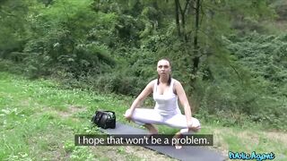 Public Agent - Yoga gal let me creampie her even though that babe has a boyfriend
