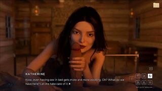 Deliverance-Brunette hair Teen In Ebony Underware Drilled Hard