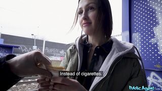 Oral sex in Public at the Educate Station then Screwed - Public Agent