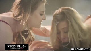 Blacked Avery Shares Her BF's Large BBC with Bestie Ashley