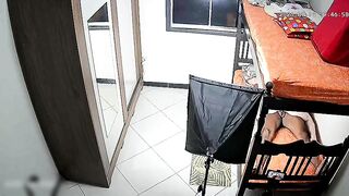 Surveillance camera catches maid having sex with boss during work hours.