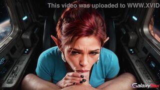 When we docked with the alien ship, I drilled the red-haired alien [AI]