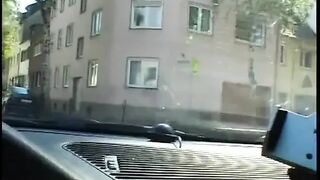 Lustful pair having hard sex in nature