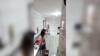 The maid acceded to get stripped and receive an jizz flow on her face.