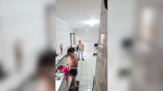 The maid acceded to get stripped and receive an jizz flow on her face.