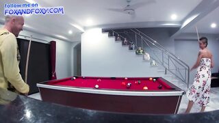 POV: Stud lost his butt at billiards Pool 8! Biggest ding-dong bang untill cum