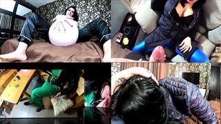 Spitting on the Camera. Lens Licking, Smokin' and Moist Vagina Masturbation