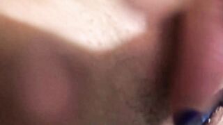 Spitting on the Camera. Lens Licking, Smokin' and Moist Vagina Masturbation