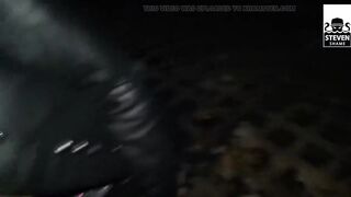 Slim mother I'd like to fuck Lady Paris screwed at main road in Berlin (outdoor)