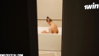 Sexy Neighbour Uses My Shower I Use Her Face - BJ, FJ, Facial. Part 1