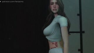 Coarse sex with my step-daughter's wicked ally in my office - Sims 4, CG Porn