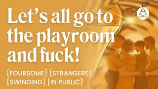 ASMR Audio Porn: 1st Time Pair Swapping at a Yaoi Swingers Resort – Foursome & Strangers – Erotic Audio Roleplay for Sweethearts