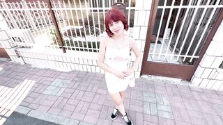 Redhead phat tiny rencounter stranger on the street: hard sex with additional-tiny snatch