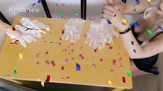 Gloves and sperma