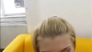 Outstanding POV chick floozy takes large shlong in butt