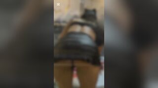 Maid gives appealing blowjobs and jumps around in the butt like that wench doesn't have a twat