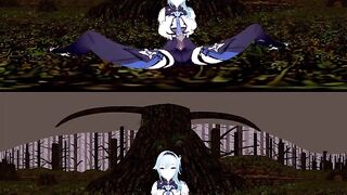 [VR 360 4K] Eula Genshin licking melons
