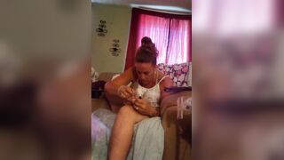 Upskirt Tease mother I'd like to fuck Painting Her Toenails