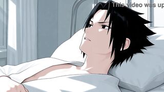 Lady Tsunade gives Sasuke a Foot job and then has sex with him! Naruto Uncensored Anime Ai-Generated