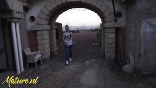 Wicked Spanish mother I'd like to fuck Xanthia Seduces a Stranger And Gets Screwed Outside