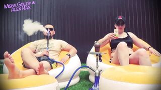 Lick Feet of Alpha Pair, Get Dose of Humiliations and Cum After Cum Countdown