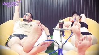 Lick Feet of Alpha Pair, Get Dose of Humiliations and Cum After Cum Countdown