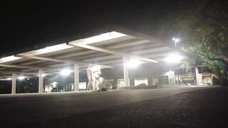 Risky sex in an empty parking lot!
