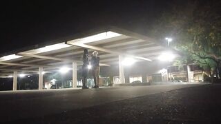 Risky sex in an empty parking lot!