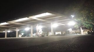 Risky sex in an empty parking lot!