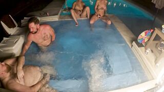 Hawt Tub Foursome Deliah Grace Jazmine Cruz