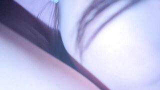 Woke her up with ardent morning sex. Scissoring in the morning. That babe screamed in joy. Close-up.