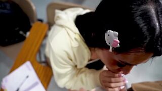 Latin chick Student Gets Screwed By Her Teacher - Large Booty Lalin girl - POV - Teddy Tarantino & Miss Korinne