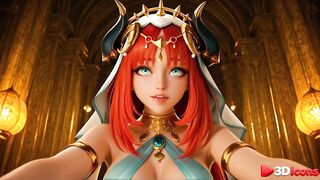 Nilou is greater amount than pleased to let herself be screwed by a large knob [AI]