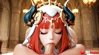 Nilou is greater amount than pleased to let herself be screwed by a large knob [AI]