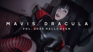 Mavis Dracula (Vol. 5) (Halloween) - Emo chick in constricted leather suit intensive screw - Pleasing Darling