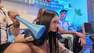 Argentina two Inglaterra 1: ¡Se nos descontroló el stream y terminamos cogiendo duro con Keila, Chavita y Fefo!